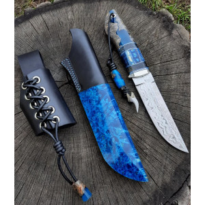 ЗУБ АКУЛИ ніж ручної роботи майстра Павла Гончаренка, сталь К390™ 64-65 HRC. Photo 3